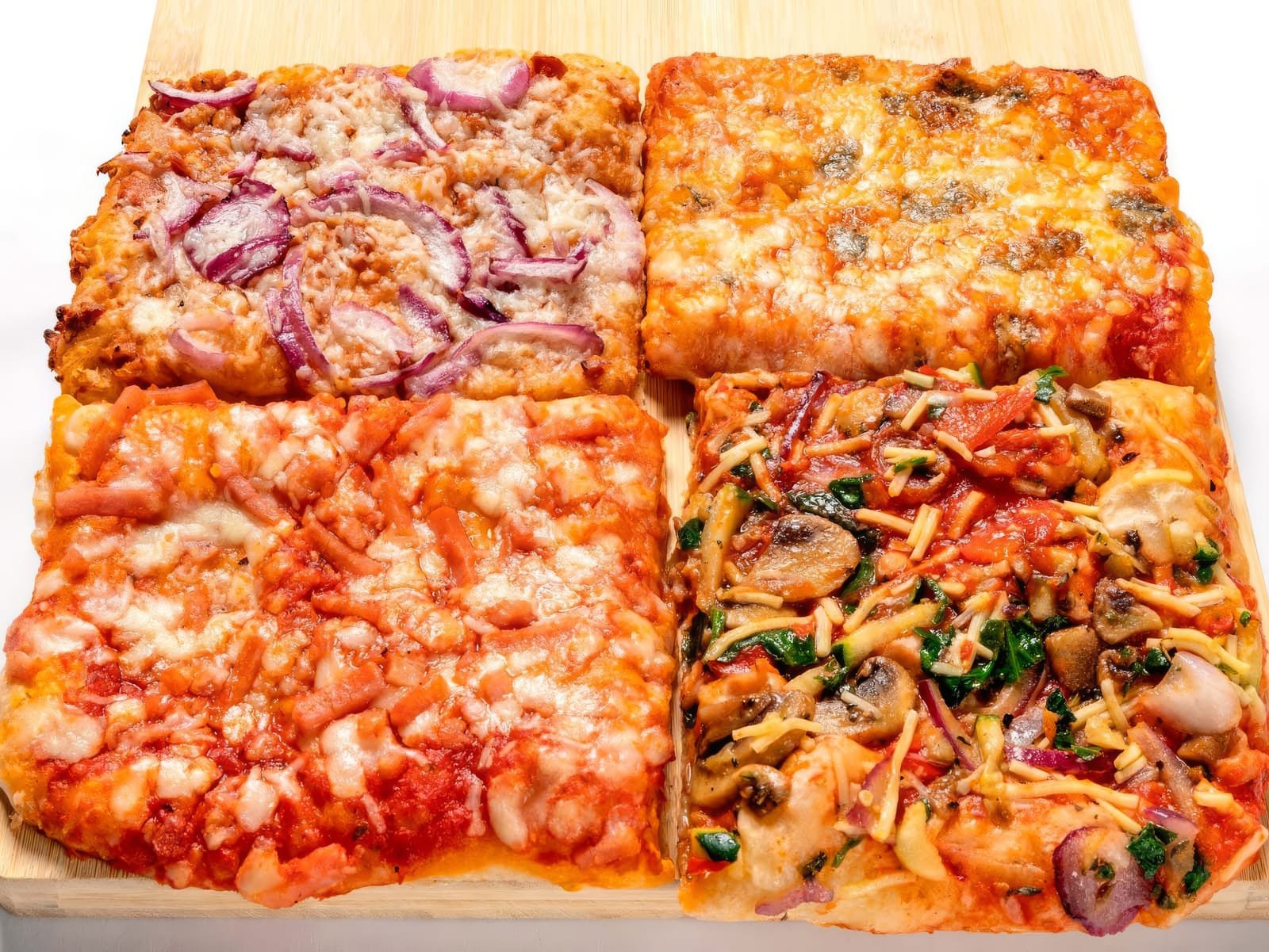 Pizza en porciones